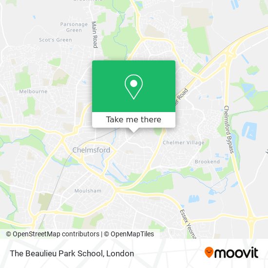 The Beaulieu Park School map