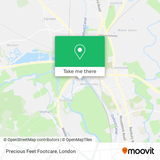 Precious Feet Footcare map