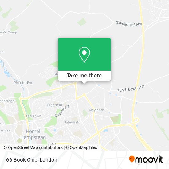 66 Book Club map