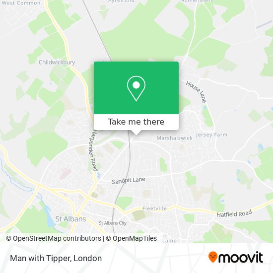 Man with Tipper map