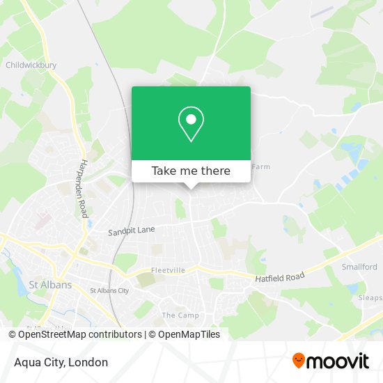 Aqua City map