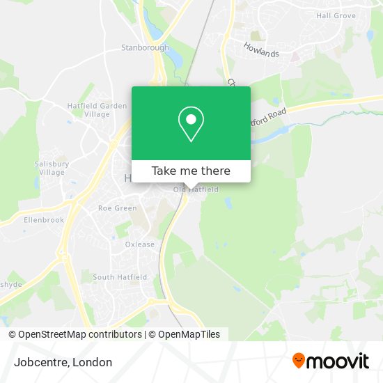 Jobcentre map