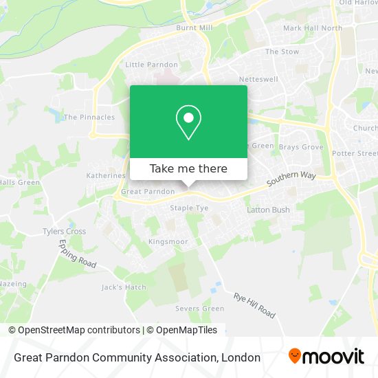 Great Parndon Community Association map