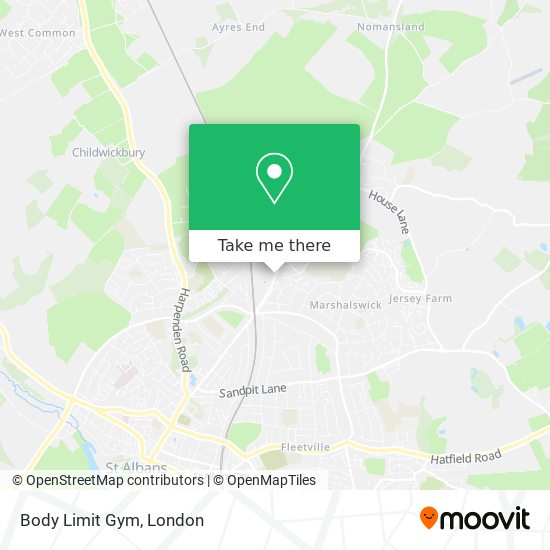 Body Limit Gym map