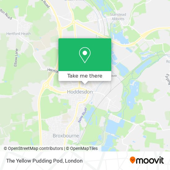The Yellow Pudding Pod map