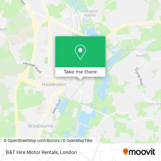 B&T Hire Motor Rentals map