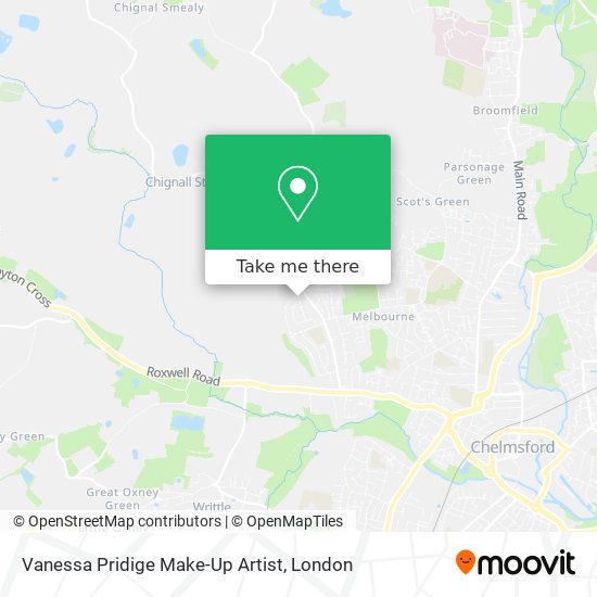 Vanessa Pridige Make-Up Artist map
