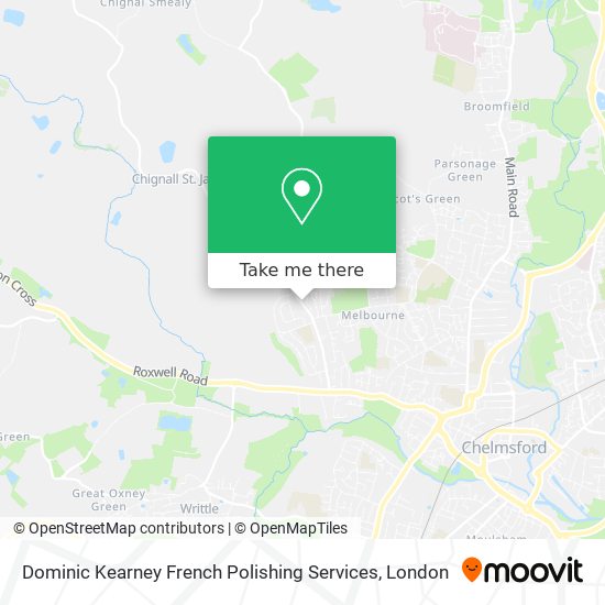 Dominic Kearney French Polishing Services map