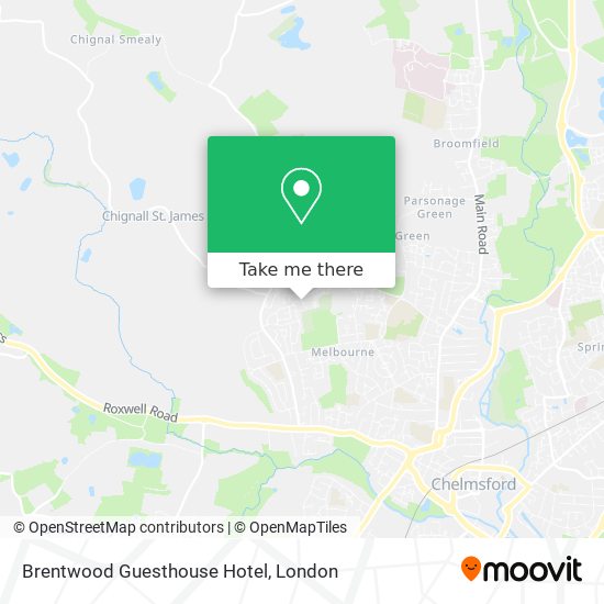 Brentwood Guesthouse Hotel map