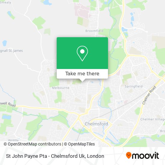 St John Payne Pta - Chelmsford Uk map