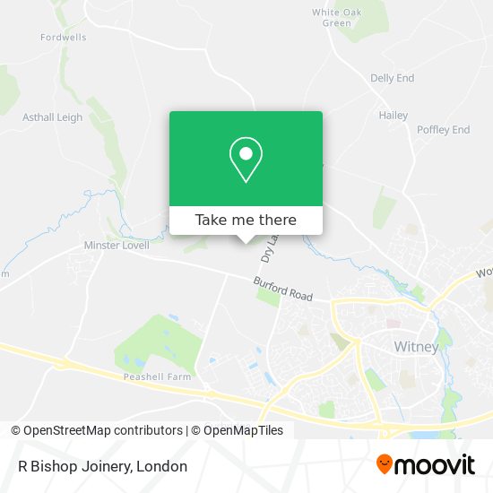 R Bishop Joinery map