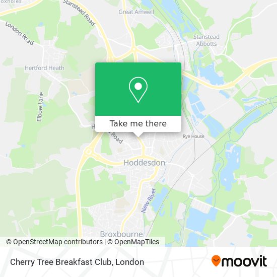 Cherry Tree Breakfast Club map