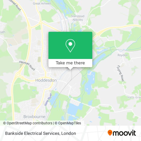 Bankside Electrical Services map