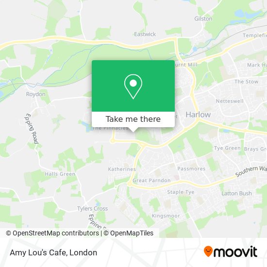 Amy Lou's Cafe map
