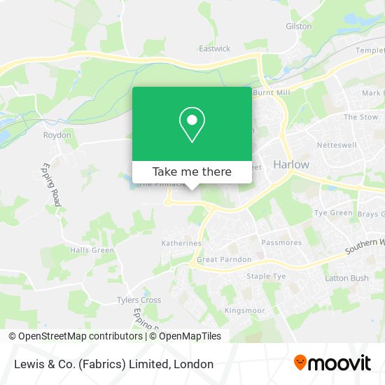 Lewis & Co. (Fabrics) Limited map