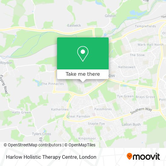 Harlow Holistic Therapy Centre map