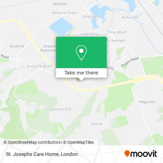 St. Josephs Care Home map