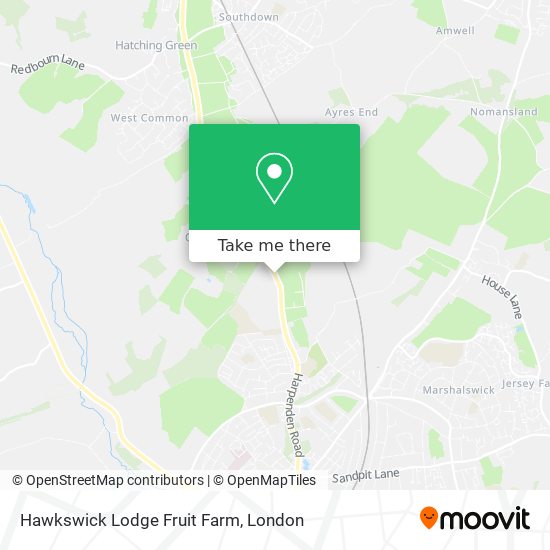 Hawkswick Lodge Fruit Farm map