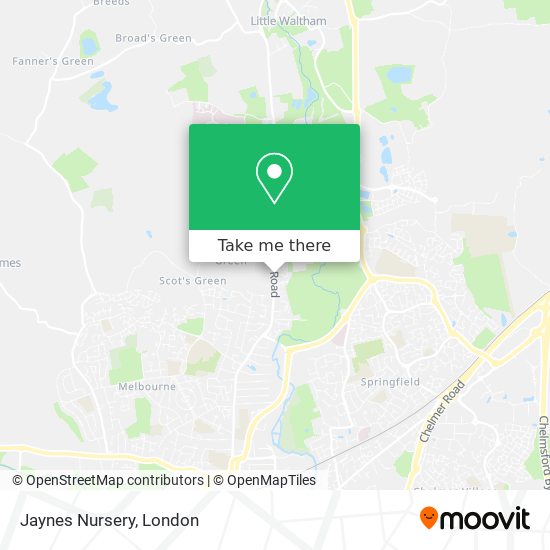 Jaynes Nursery map