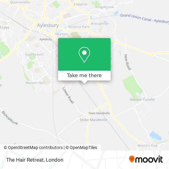 The Hair Retreat map