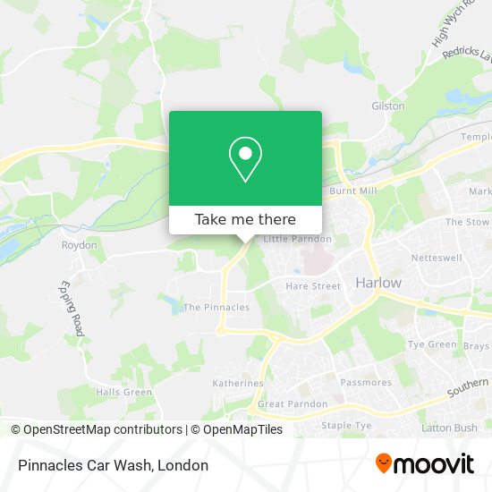 Pinnacles Car Wash map