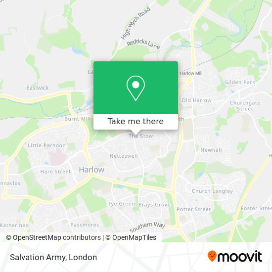 Salvation Army map