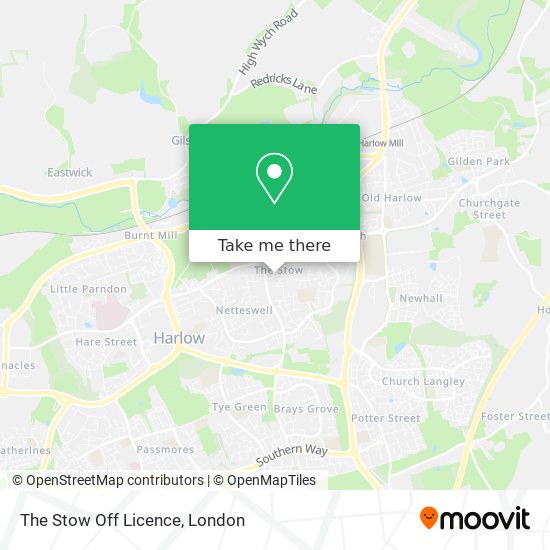 The Stow Off Licence map