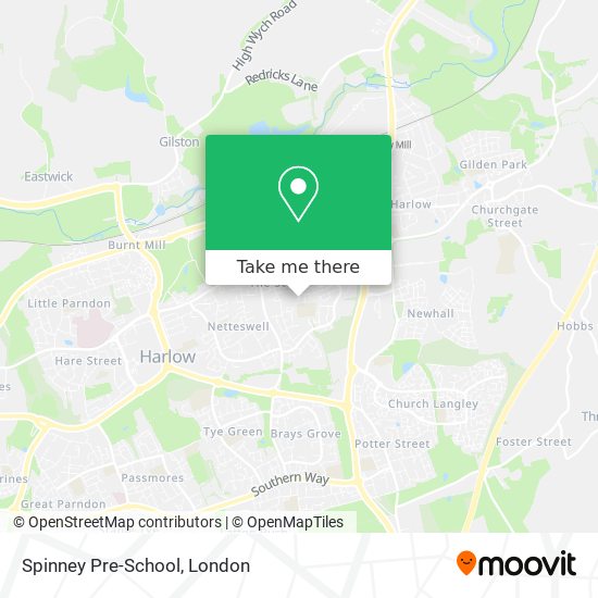 Spinney Pre-School map