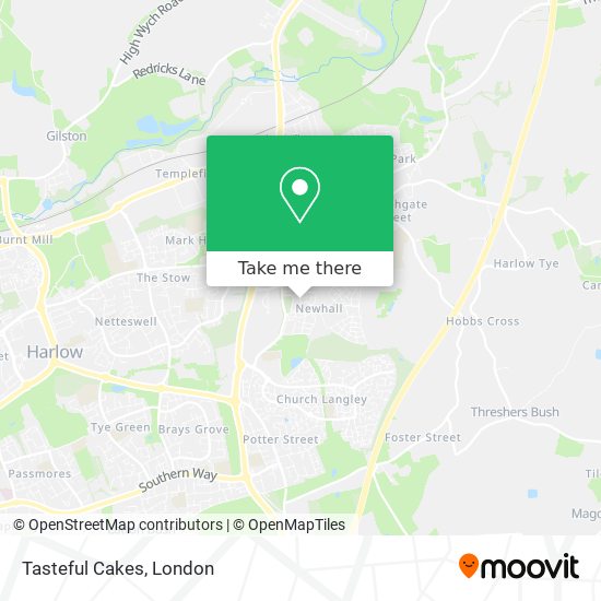 Tasteful Cakes map