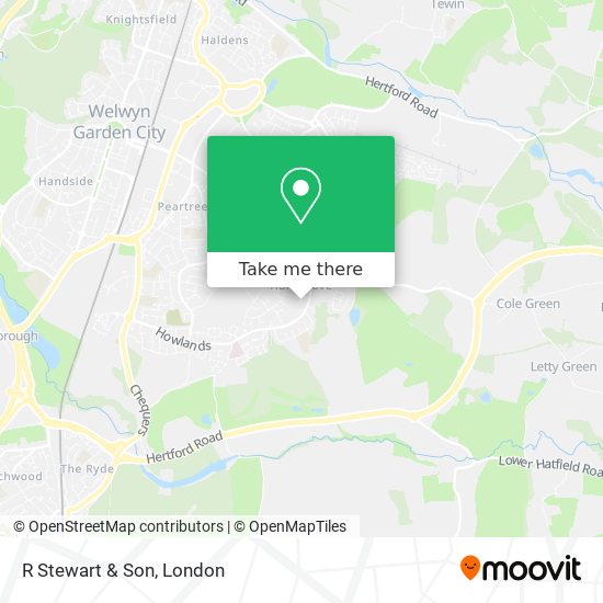 R Stewart & Son map