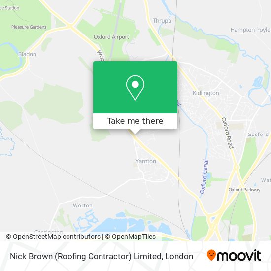 Nick Brown (Roofing Contractor) Limited map