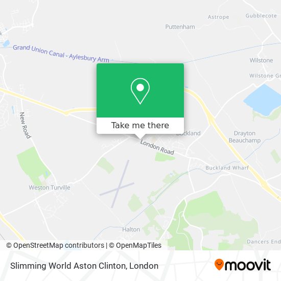 Slimming World Aston Clinton map