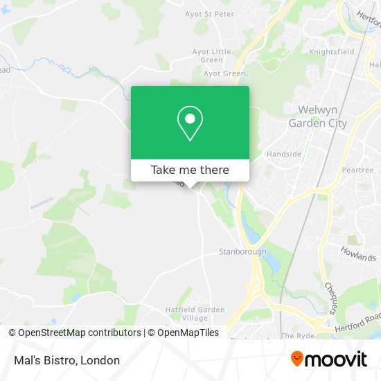 Mal's Bistro map