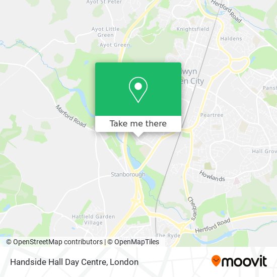 Handside Hall Day Centre map