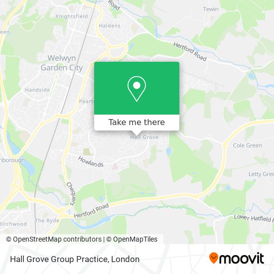 Hall Grove Group Practice map