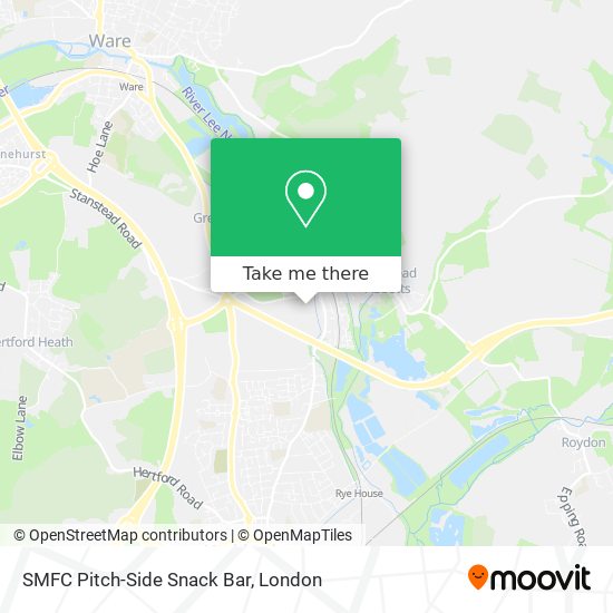 SMFC Pitch-Side Snack Bar map