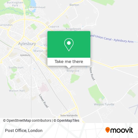 Post Office map