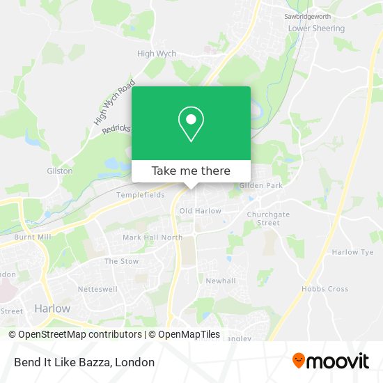Bend It Like Bazza map