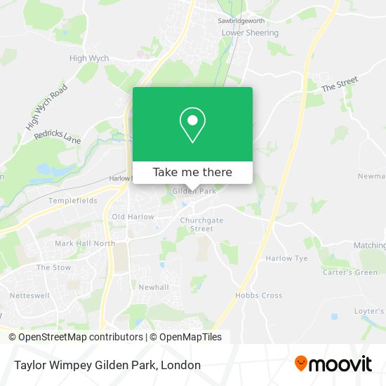 Taylor Wimpey Gilden Park map