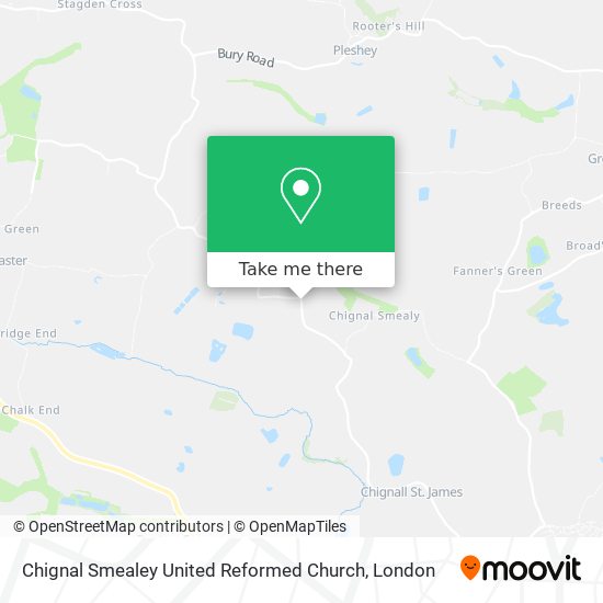 Chignal Smealey United Reformed Church map