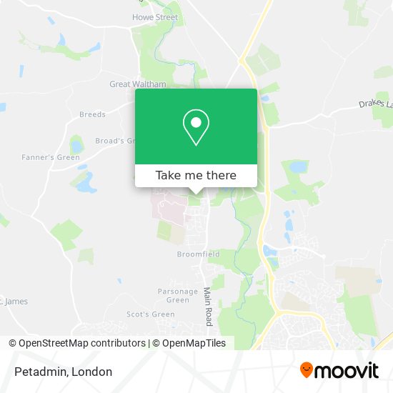Petadmin map