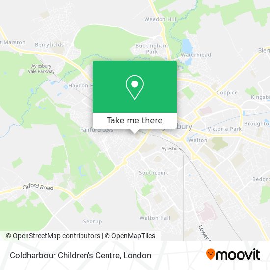 Coldharbour Children's Centre map