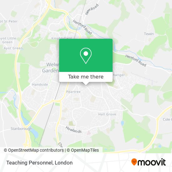 Teaching Personnel map