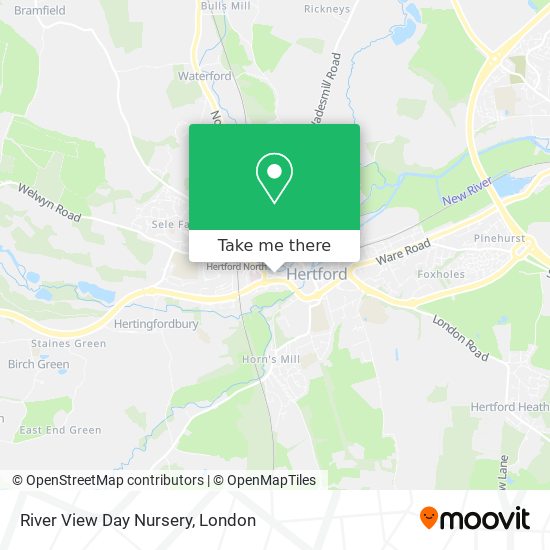 River View Day Nursery map