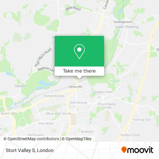Stort Valley S map