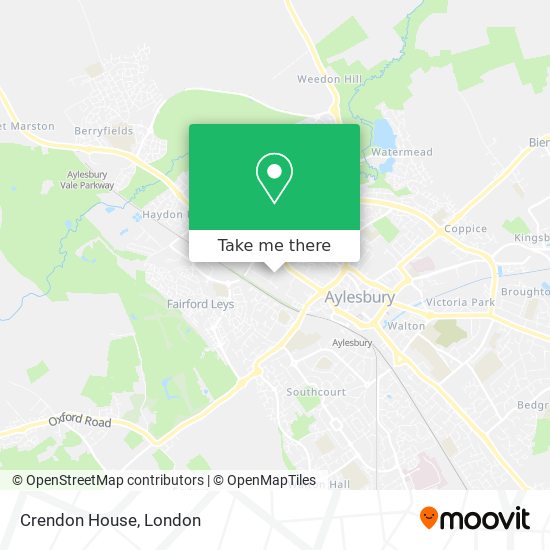 Crendon House map