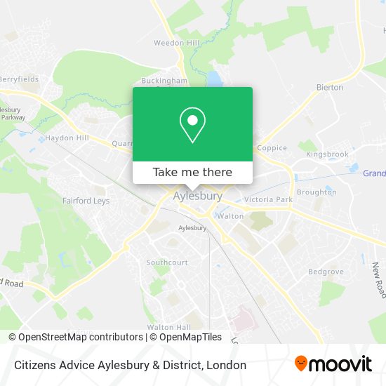 Citizens Advice Aylesbury & District map