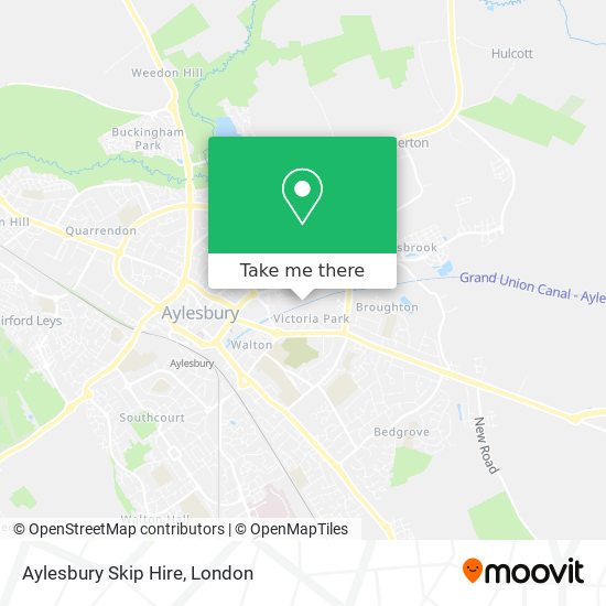 Aylesbury Skip Hire map