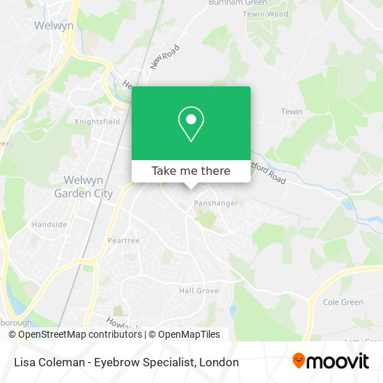 Lisa Coleman - Eyebrow Specialist map