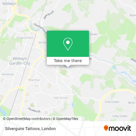 Silverguns Tattoos map
